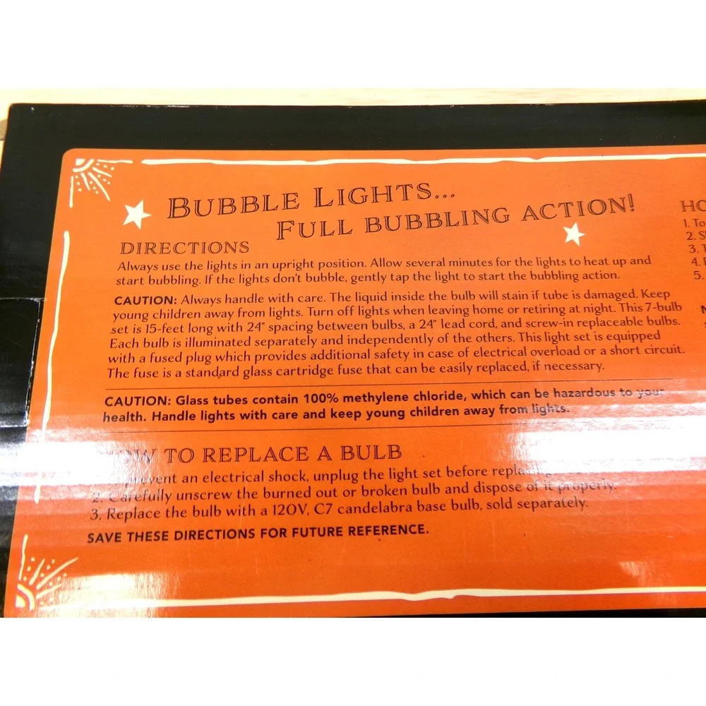 Kurt Adler Vermont Country Store Halloween Jack O Lantern Light Set NIB